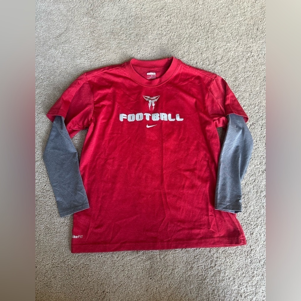 Boys Nike Drifit football shirt ys